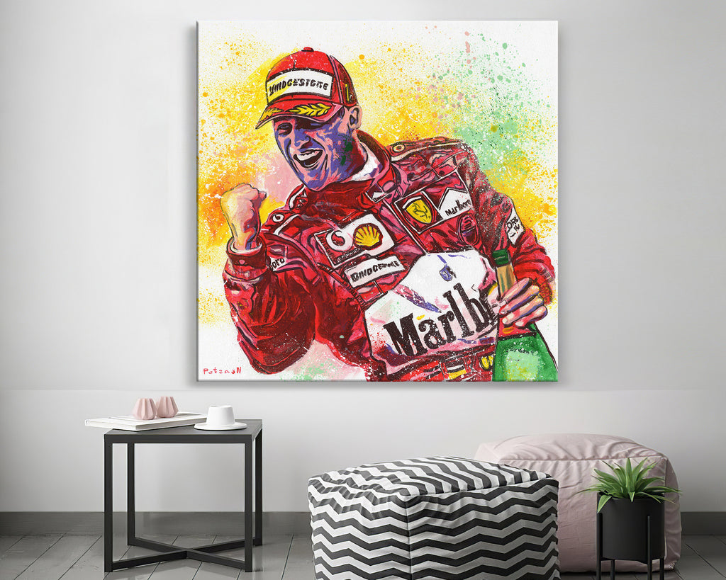 Michael Schumacher Art Print: Canvas or Paper