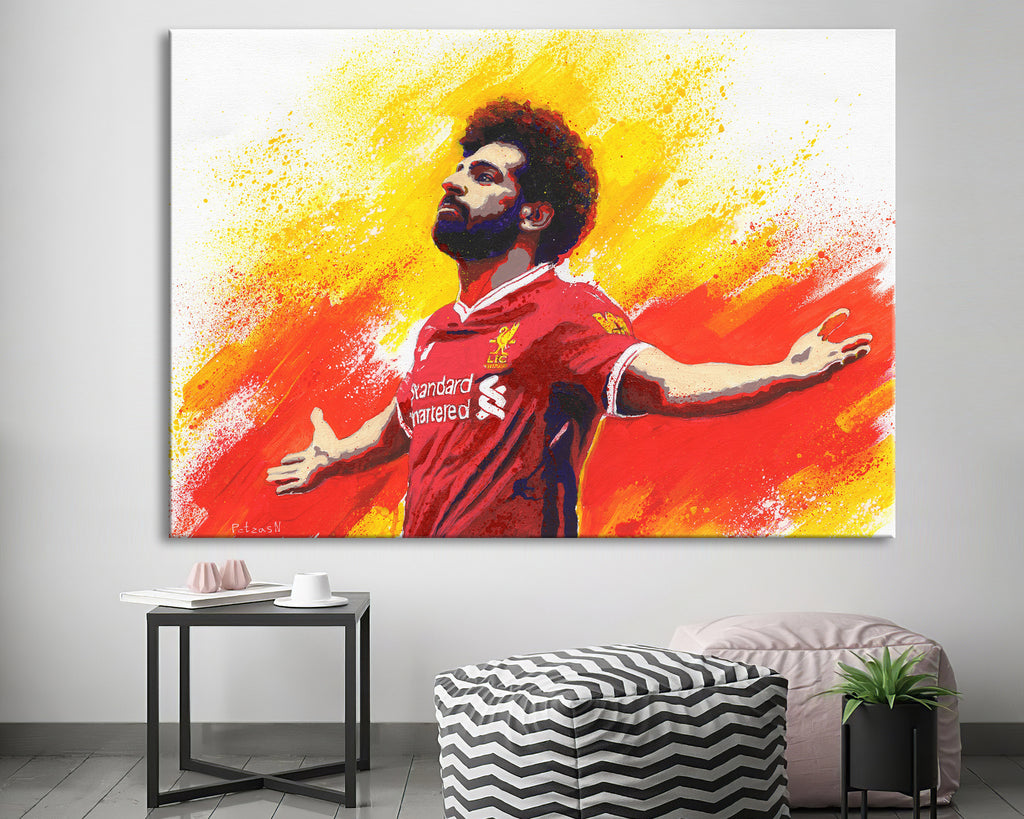 Mohamed Salah Art Print: Canvas or Paper