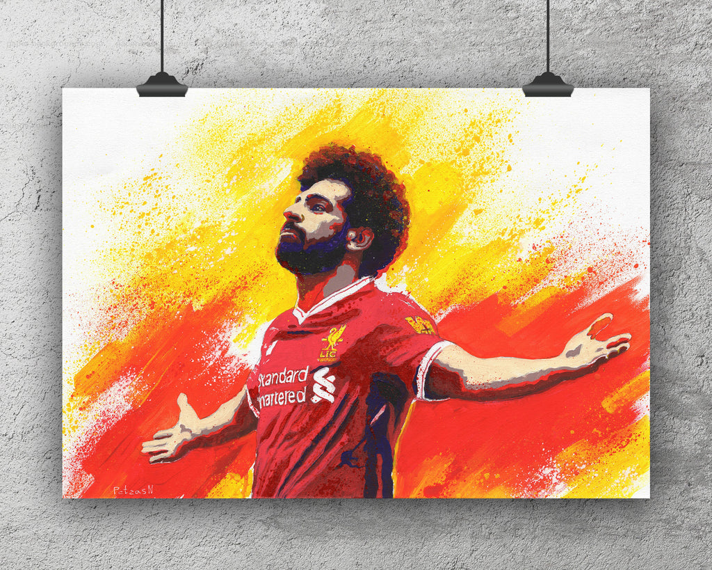 Mohamed Salah Art Print: Canvas or Paper