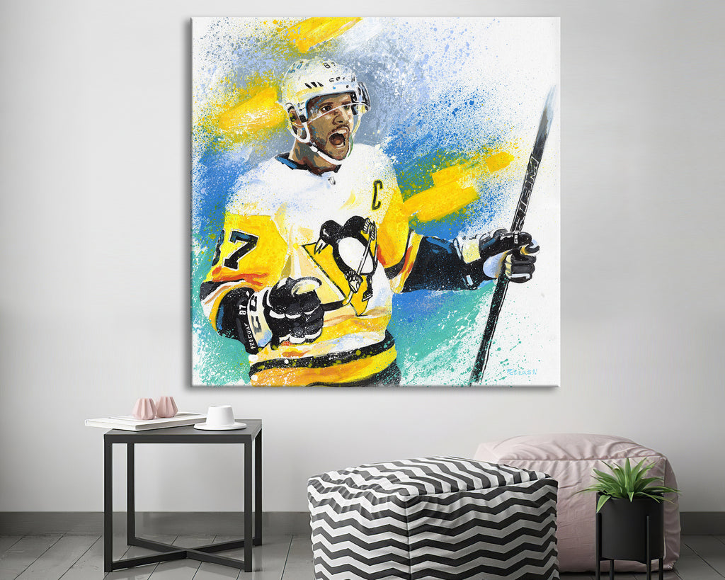 Sidney Crosby Art Print: Canvas or Paper