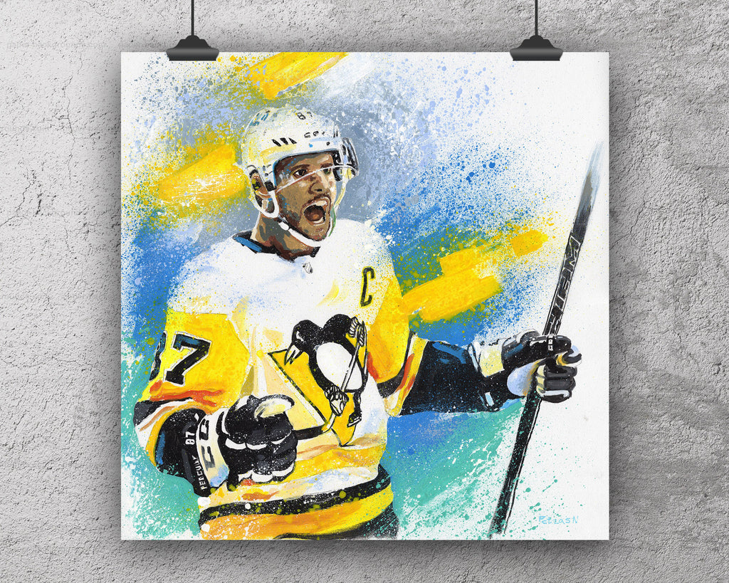 Sidney Crosby Art Print: Canvas or Paper
