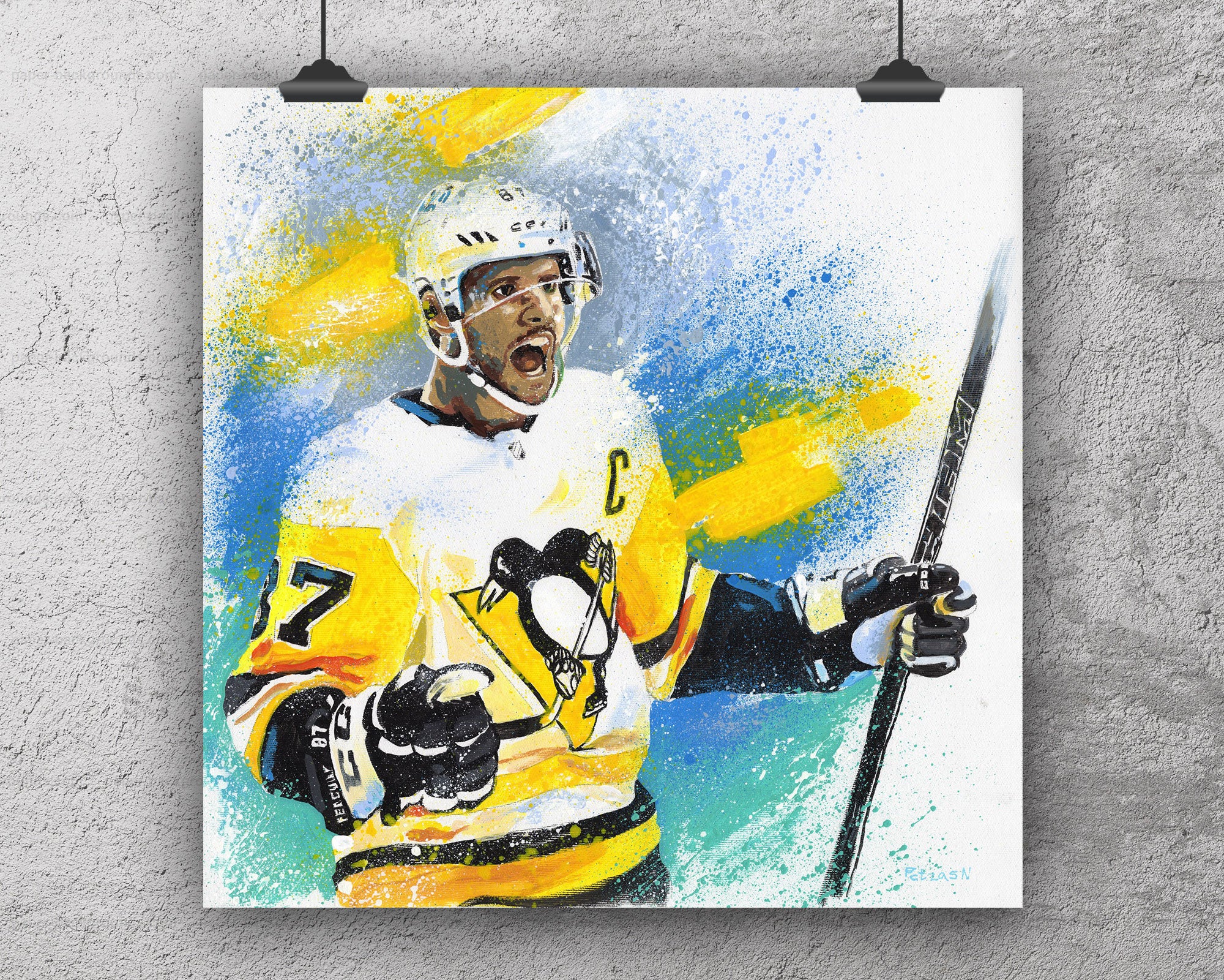 Sidney Crosby Art Print: Canvas or Paper