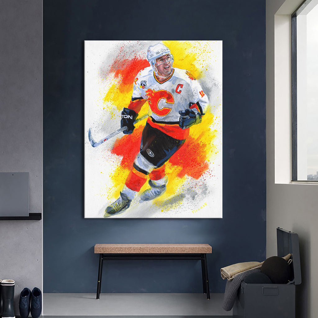 Jarome Iginla Art Print: Canvas or Paper