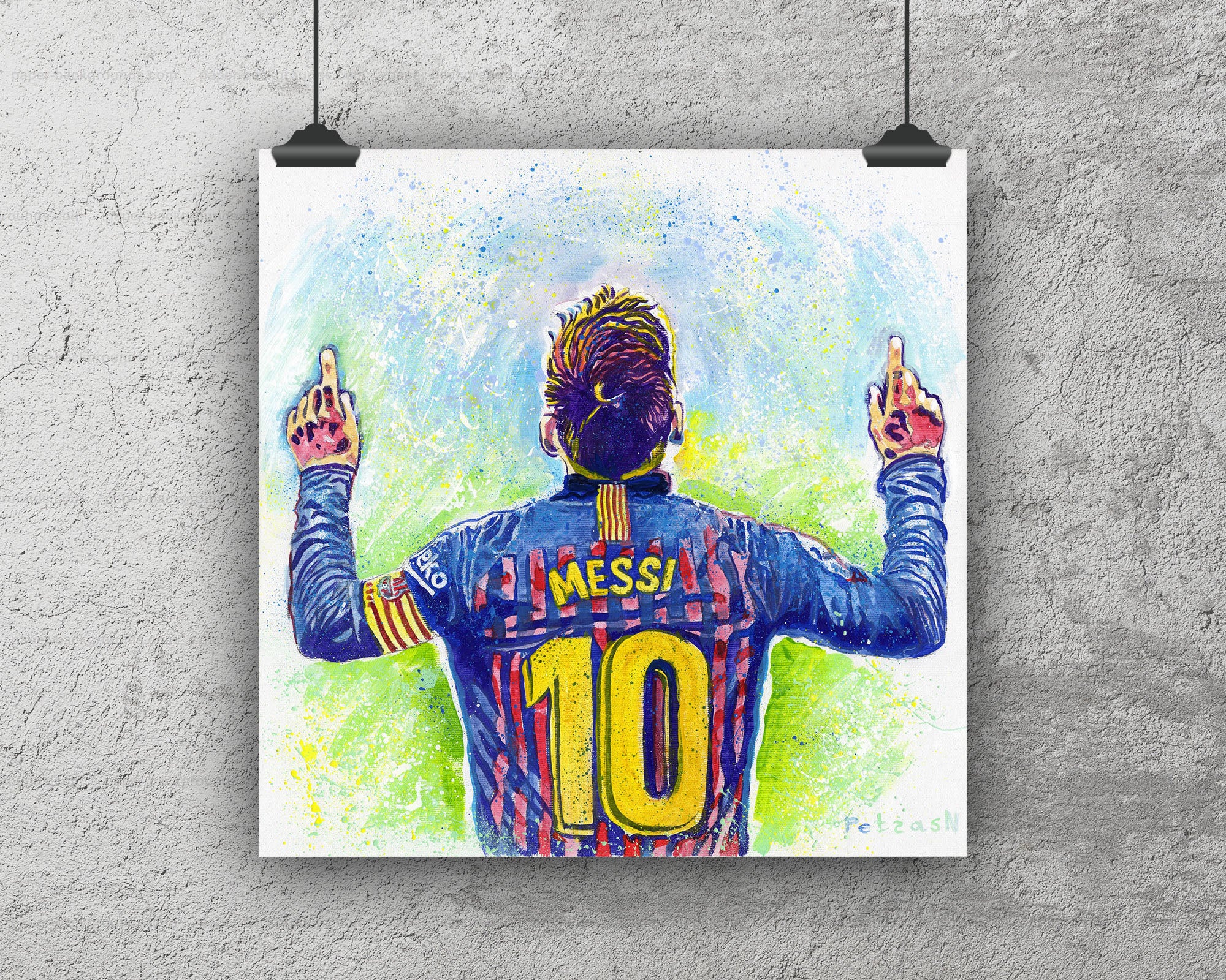 Lionel Messi Art Print: Canvas or Paper