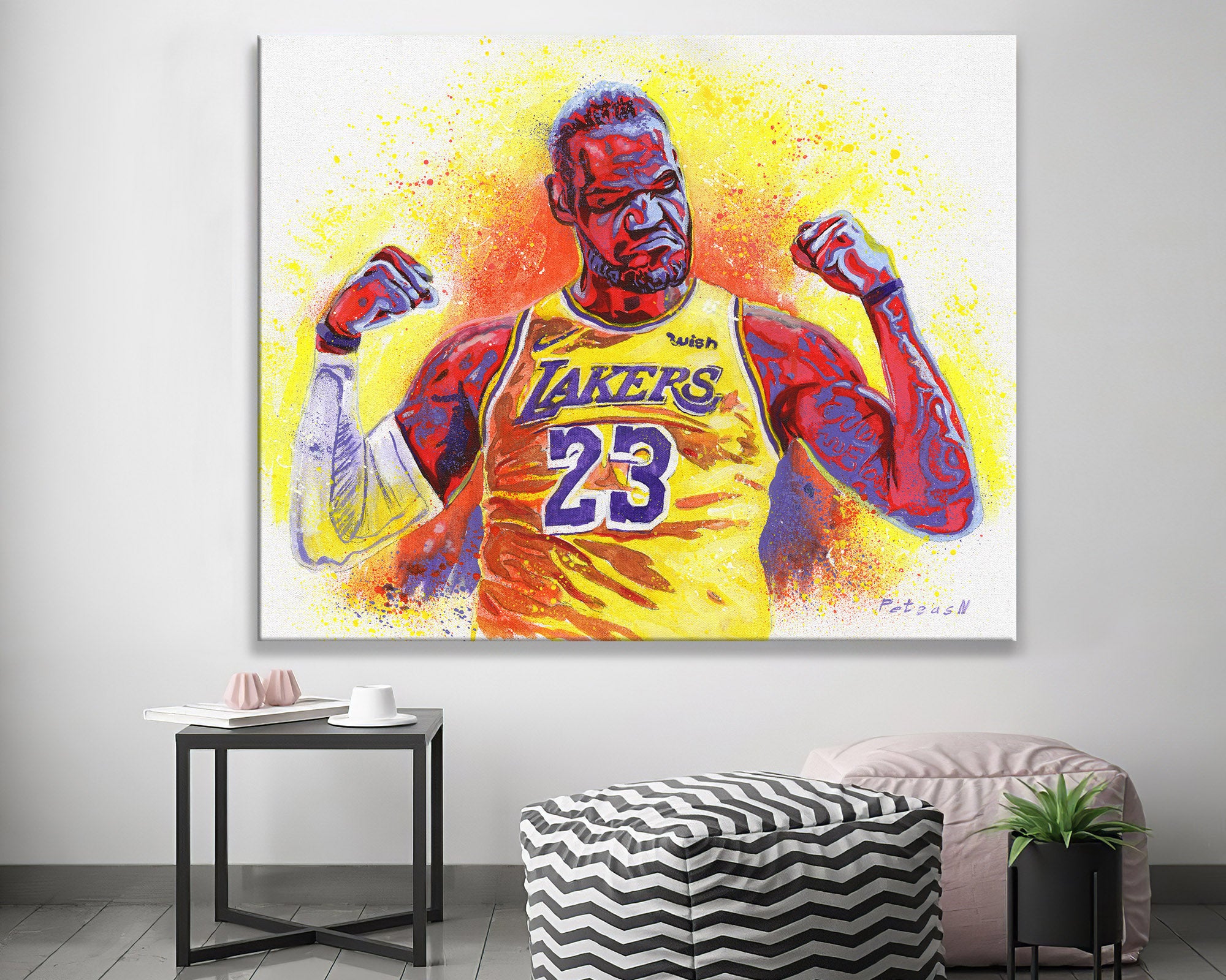 LeBron James Art Print: Canvas or Paper