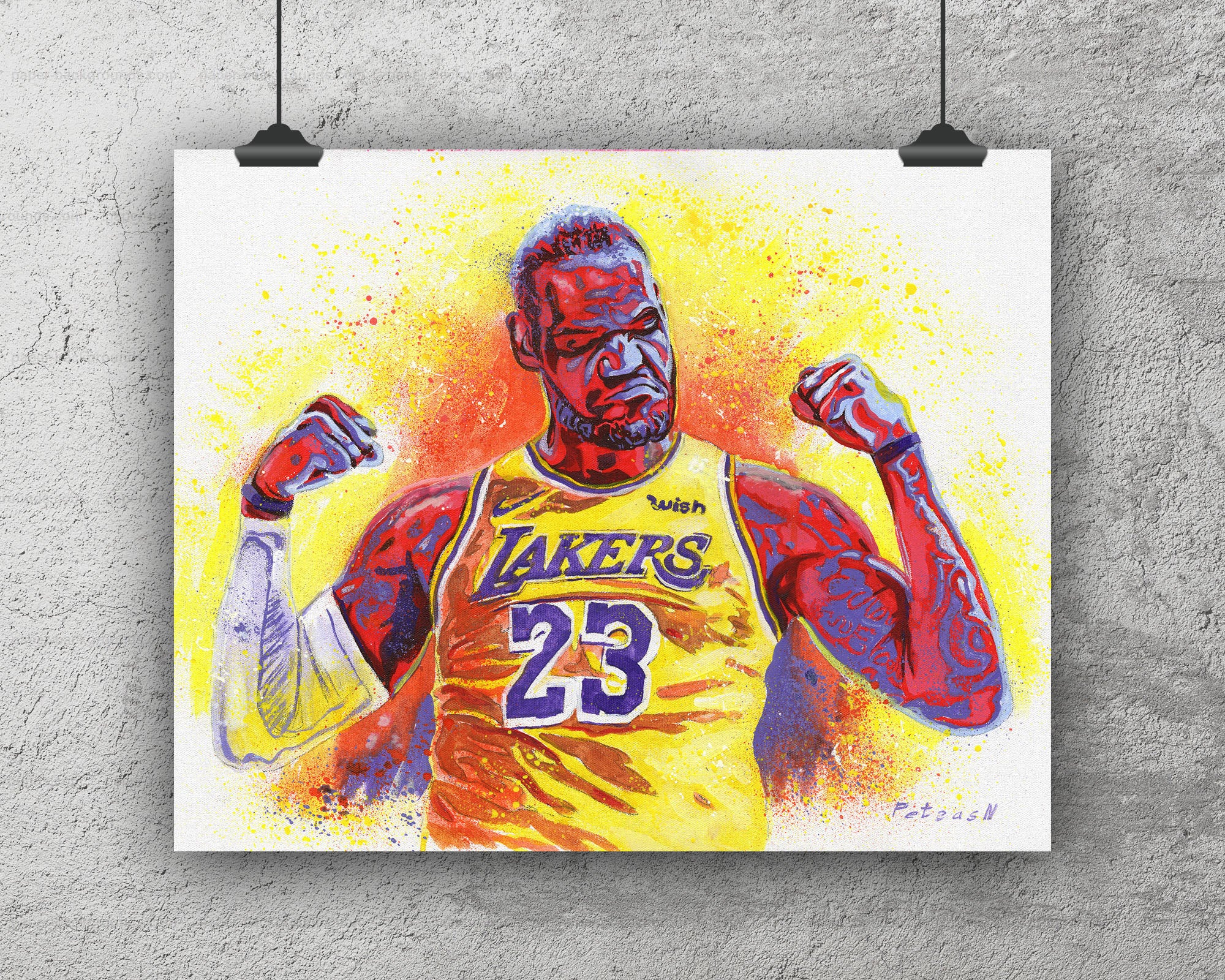LeBron James Art Print: Canvas or Paper