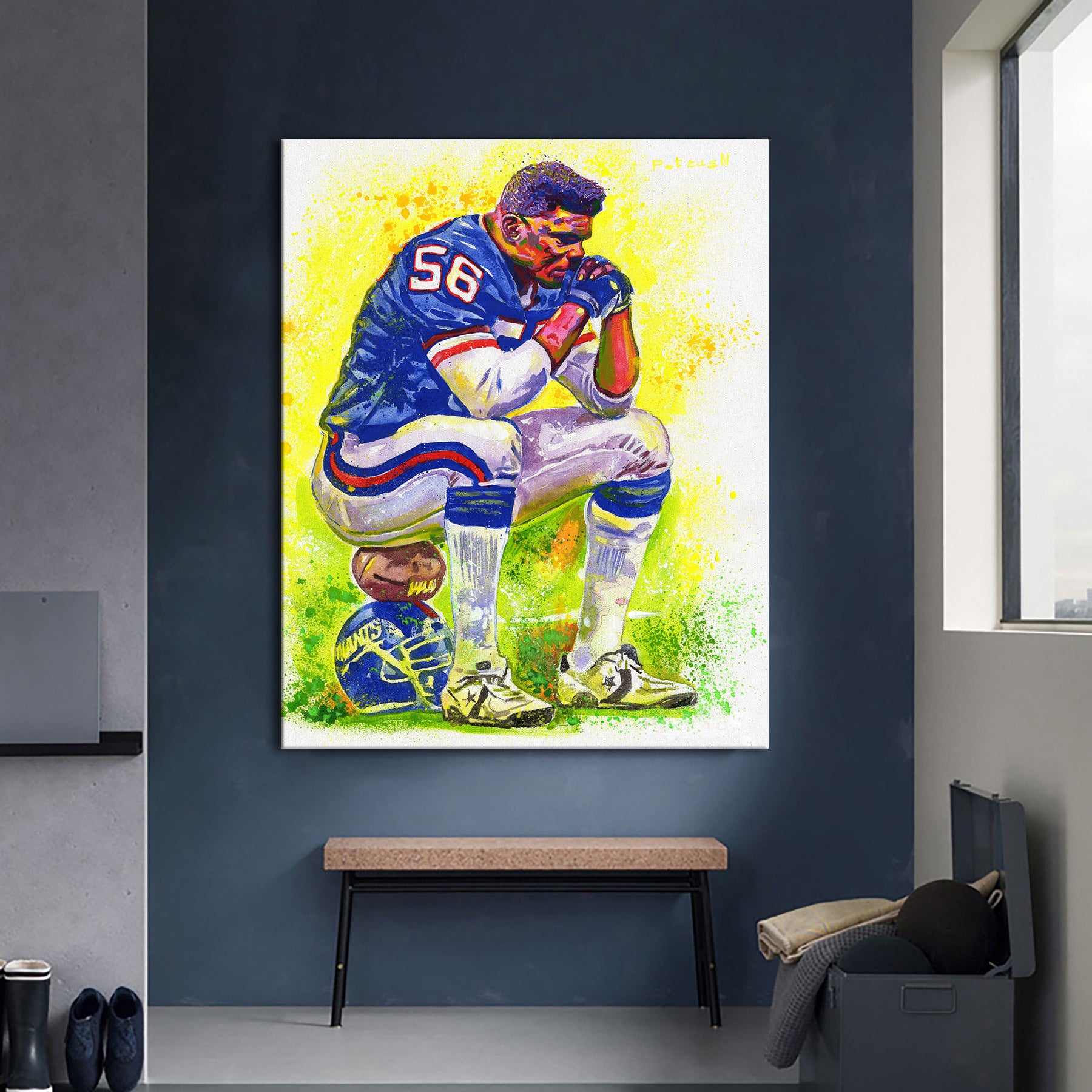 Lawrence Taylor Art Print: Canvas or Paper