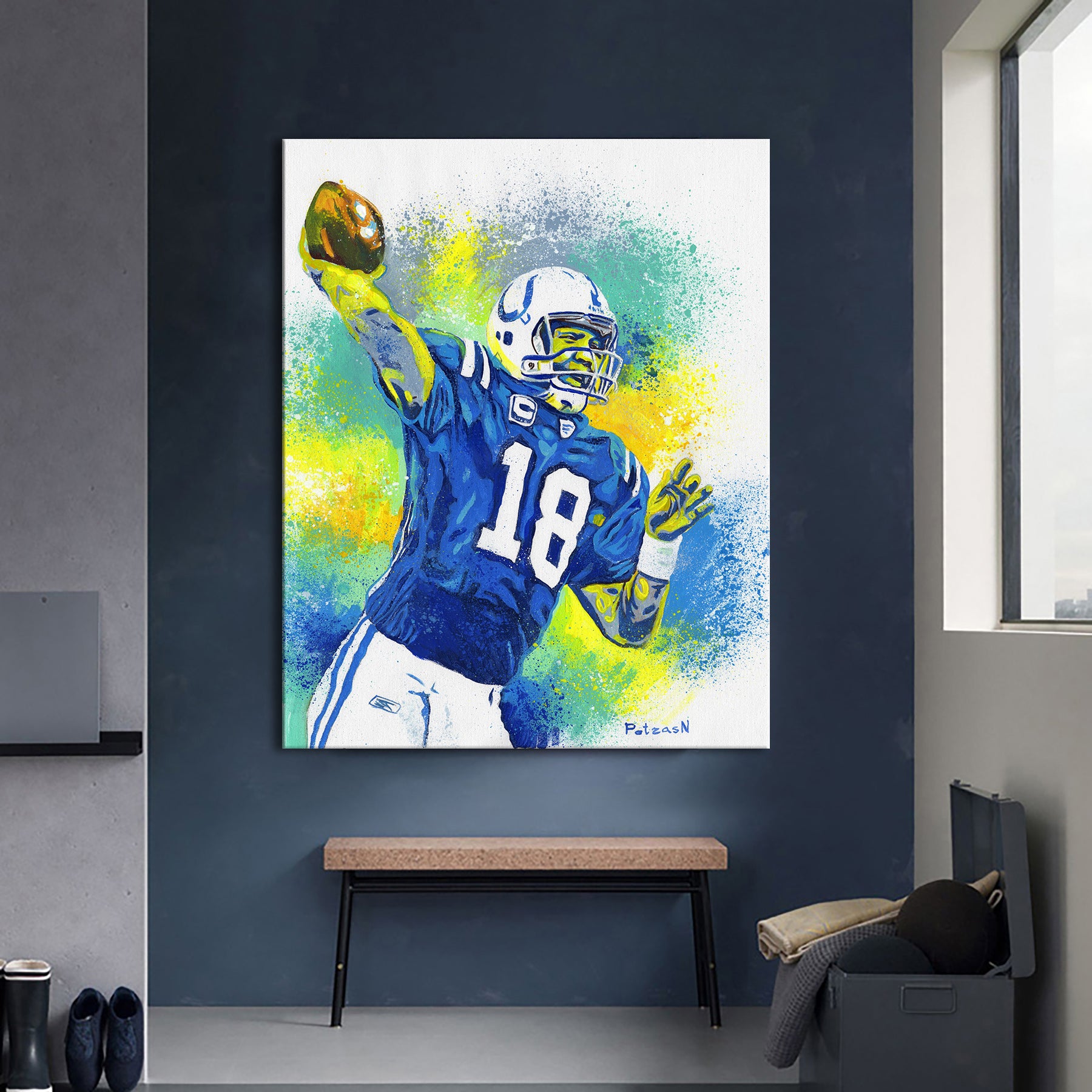 Peyton Manning Art Print: Canvas or Paper