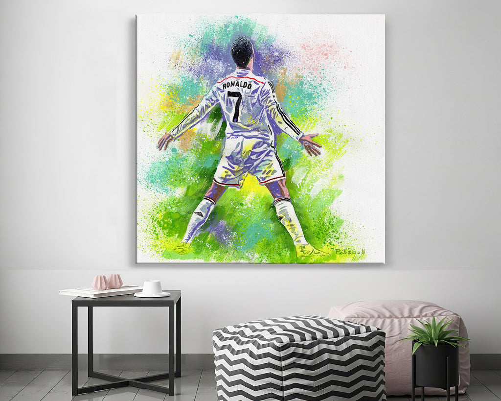 Cristiano Ronaldo Art Print: Canvas or Paper