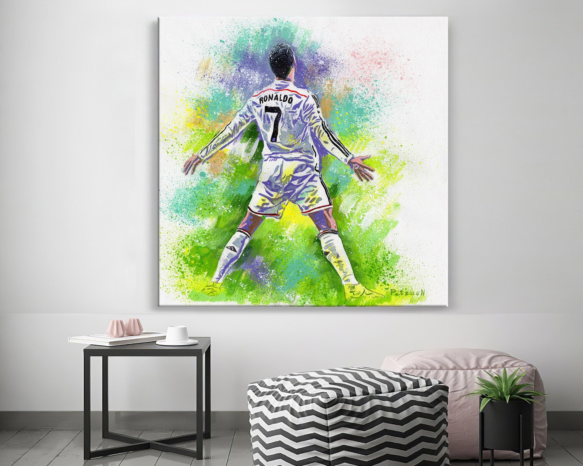 Cristiano Ronaldo Art Print: Canvas or Paper