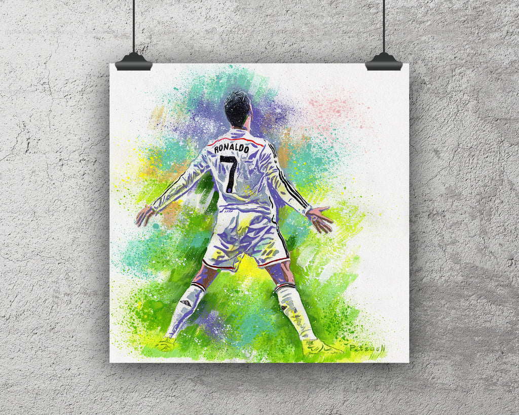 Cristiano Ronaldo Art Print: Canvas or Paper