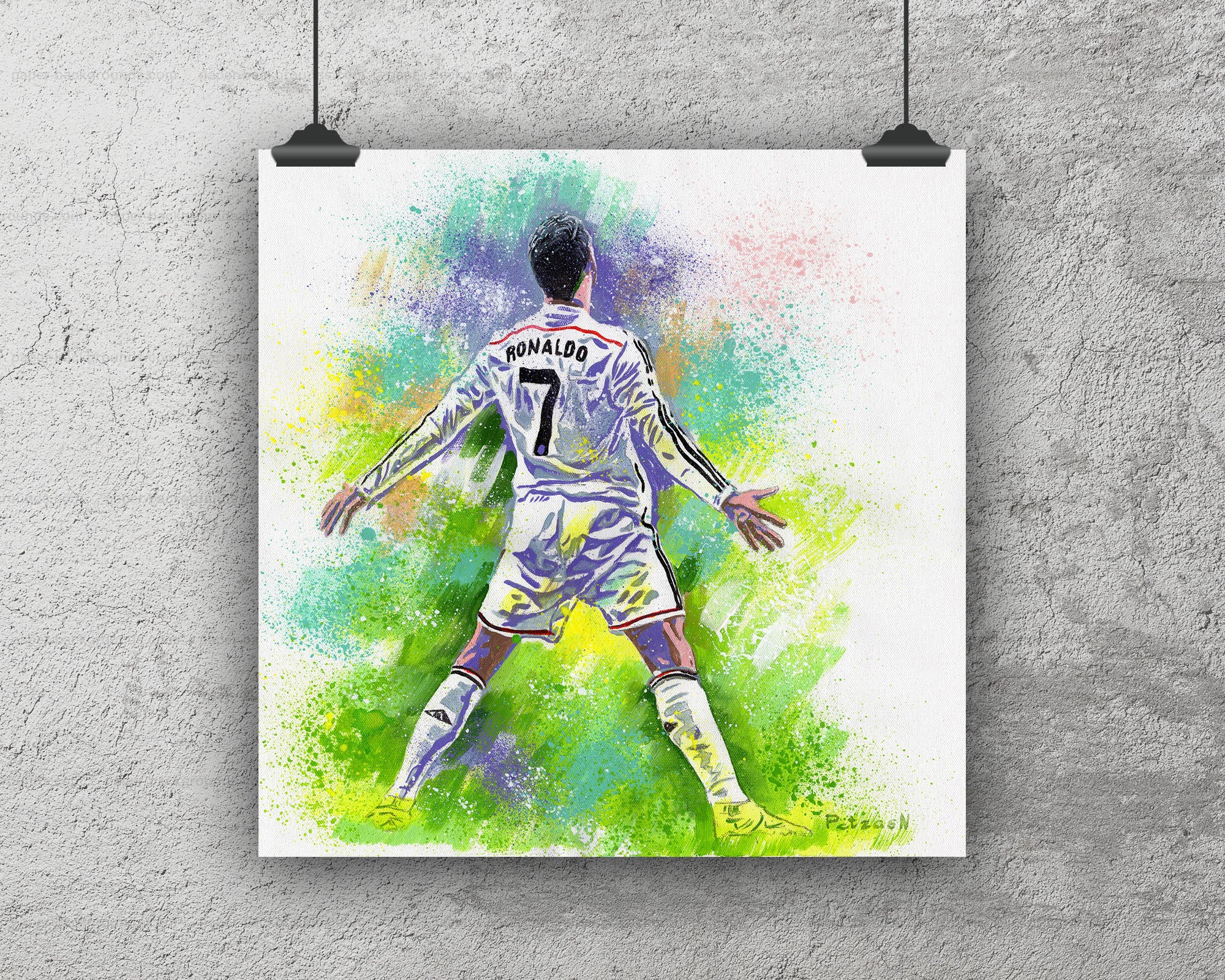 Cristiano Ronaldo Art Print: Canvas or Paper