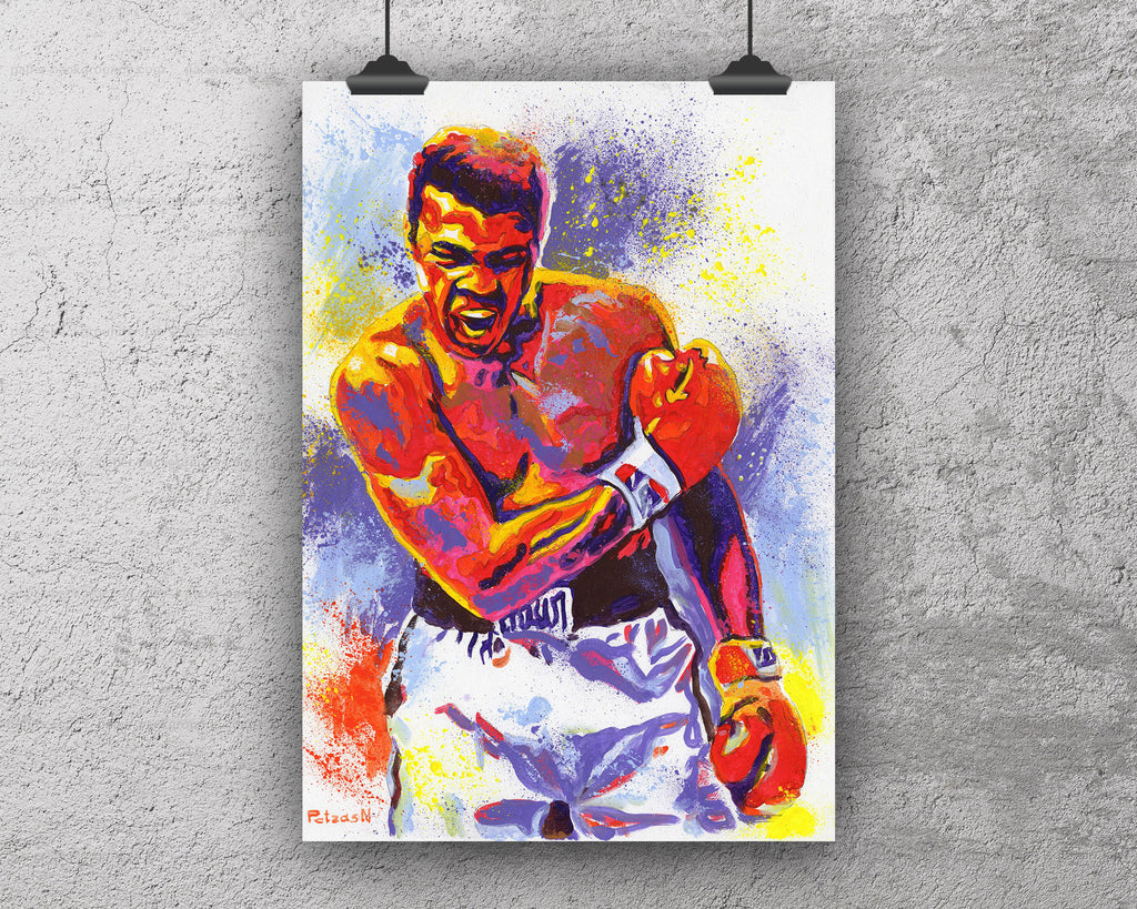 Muhammad Ali Art Print: Canvas or Paper