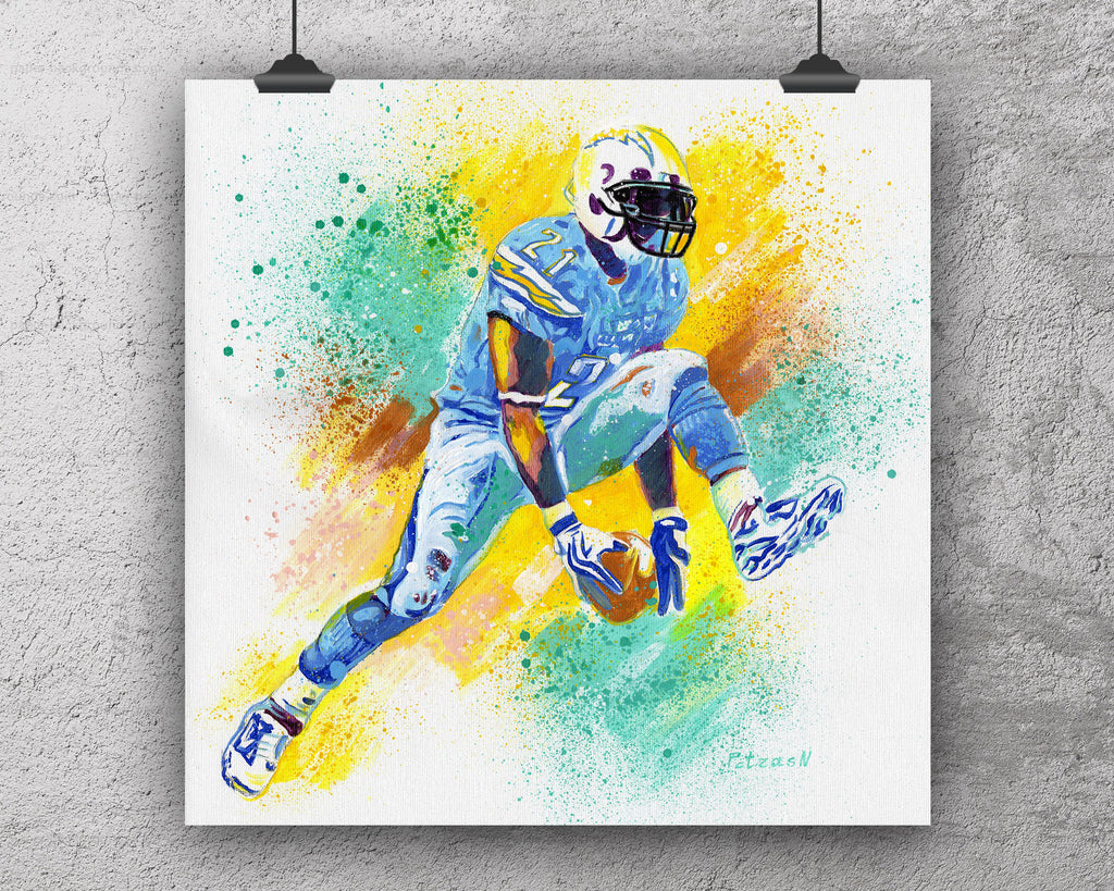 LaDainian Tomlinson Art Print: Canvas or Paper