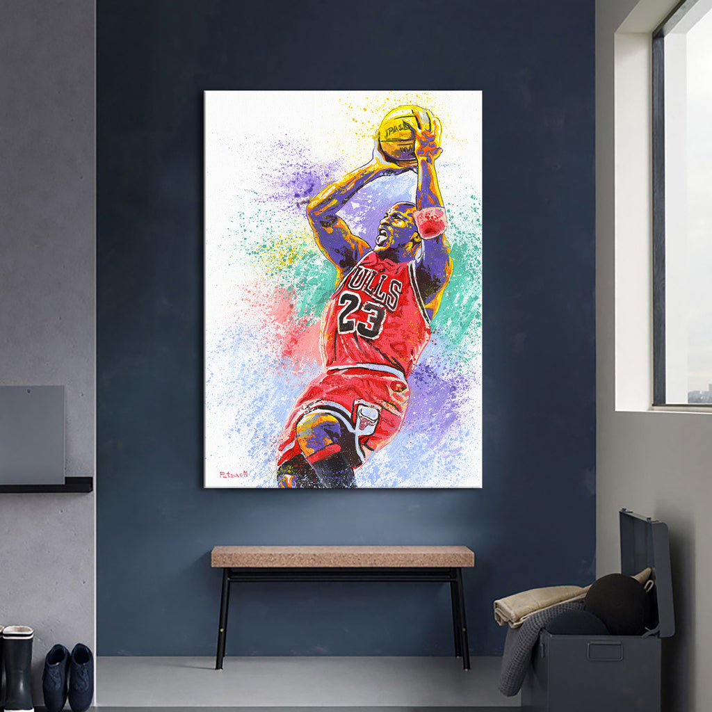 Michael Jordan Art Print: Canvas or Paper