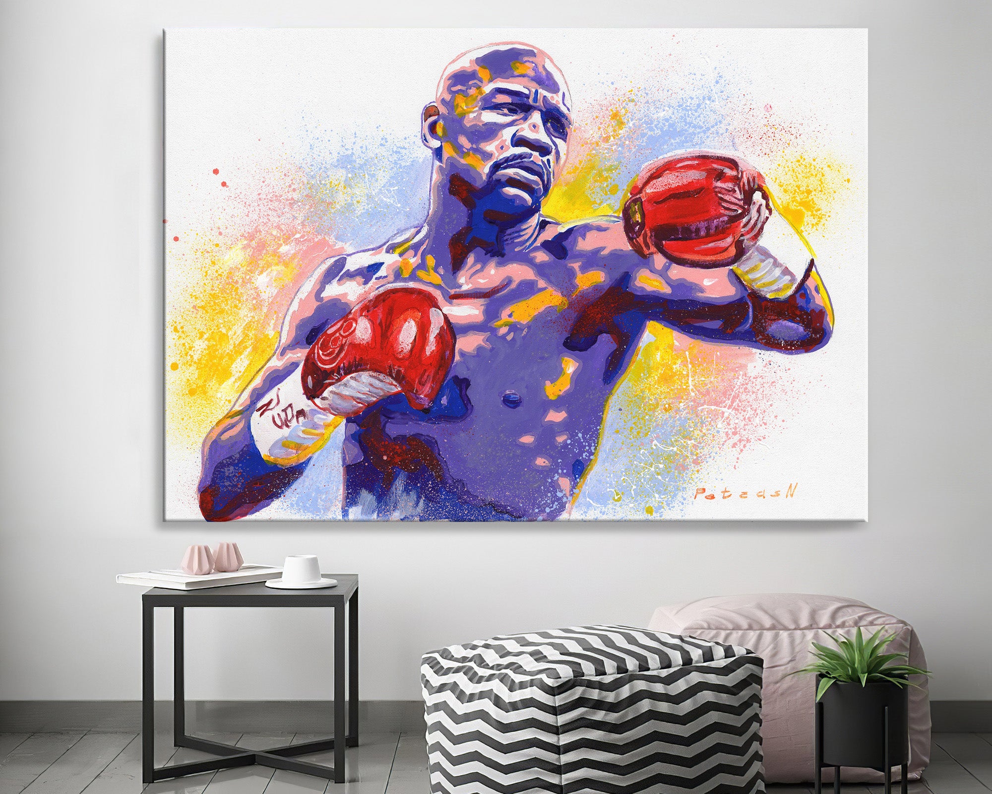 Floyd Mayweather Art Print: Canvas or Paper