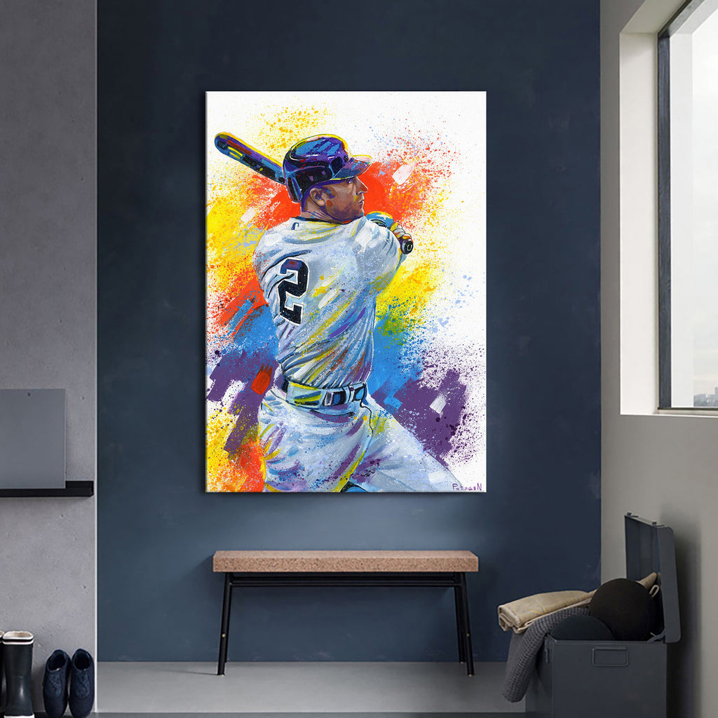 Derek Jeter Art Print: Canvas or Paper