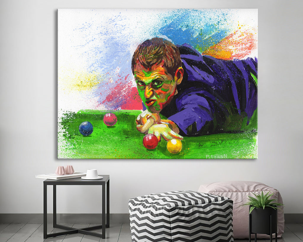 Ronnie O’Sullivan Art Print: Canvas or Paper