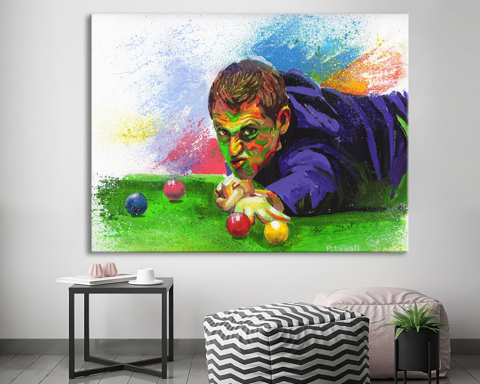 Ronnie O’Sullivan Art Print: Canvas or Paper