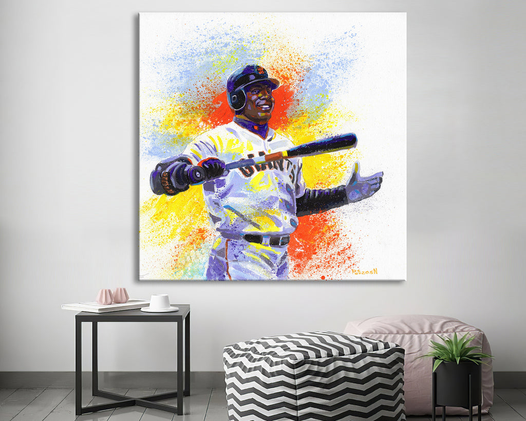 Barry Bonds Art Print: Canvas or Paper