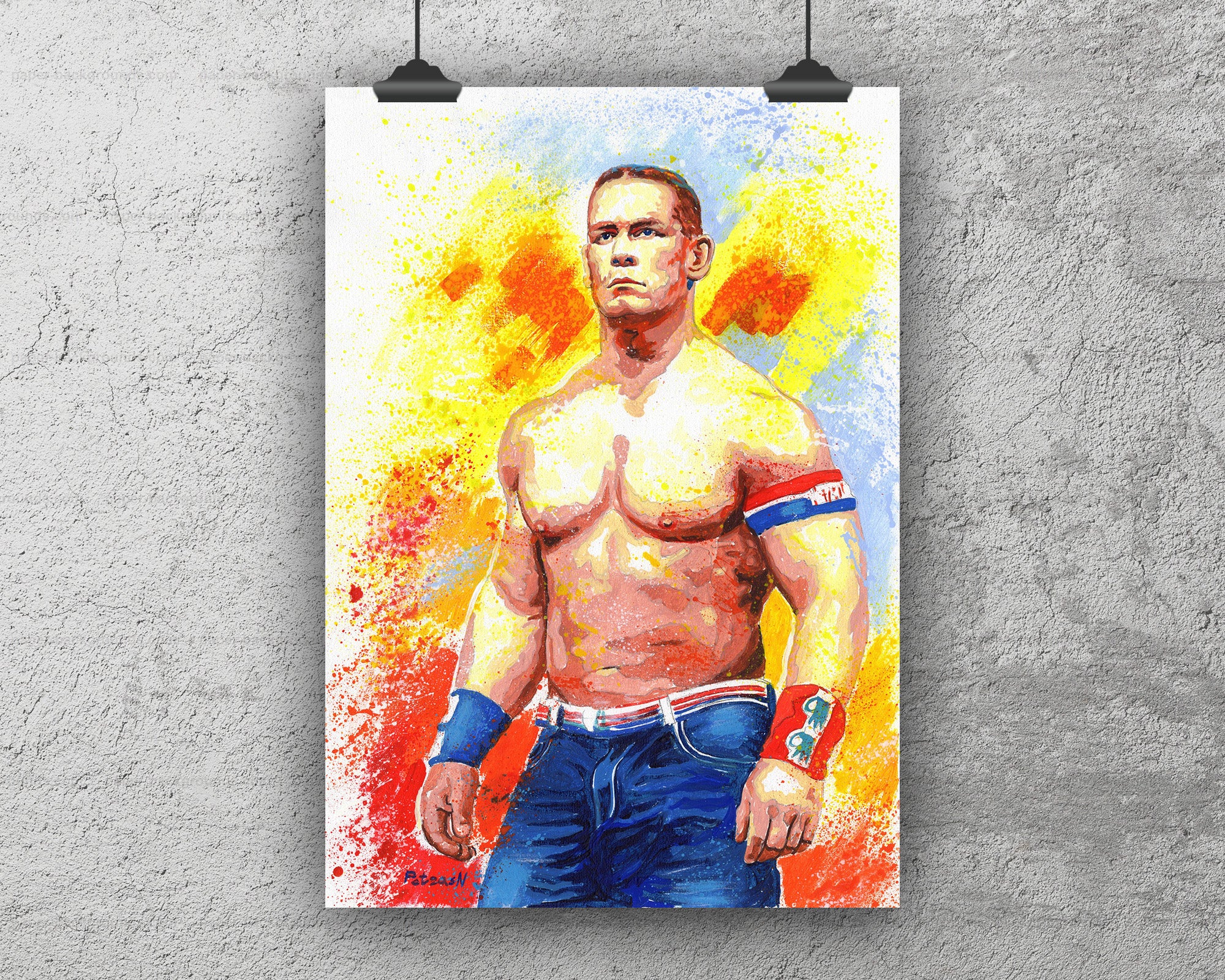 John Cena Art Print: Canvas or Paper