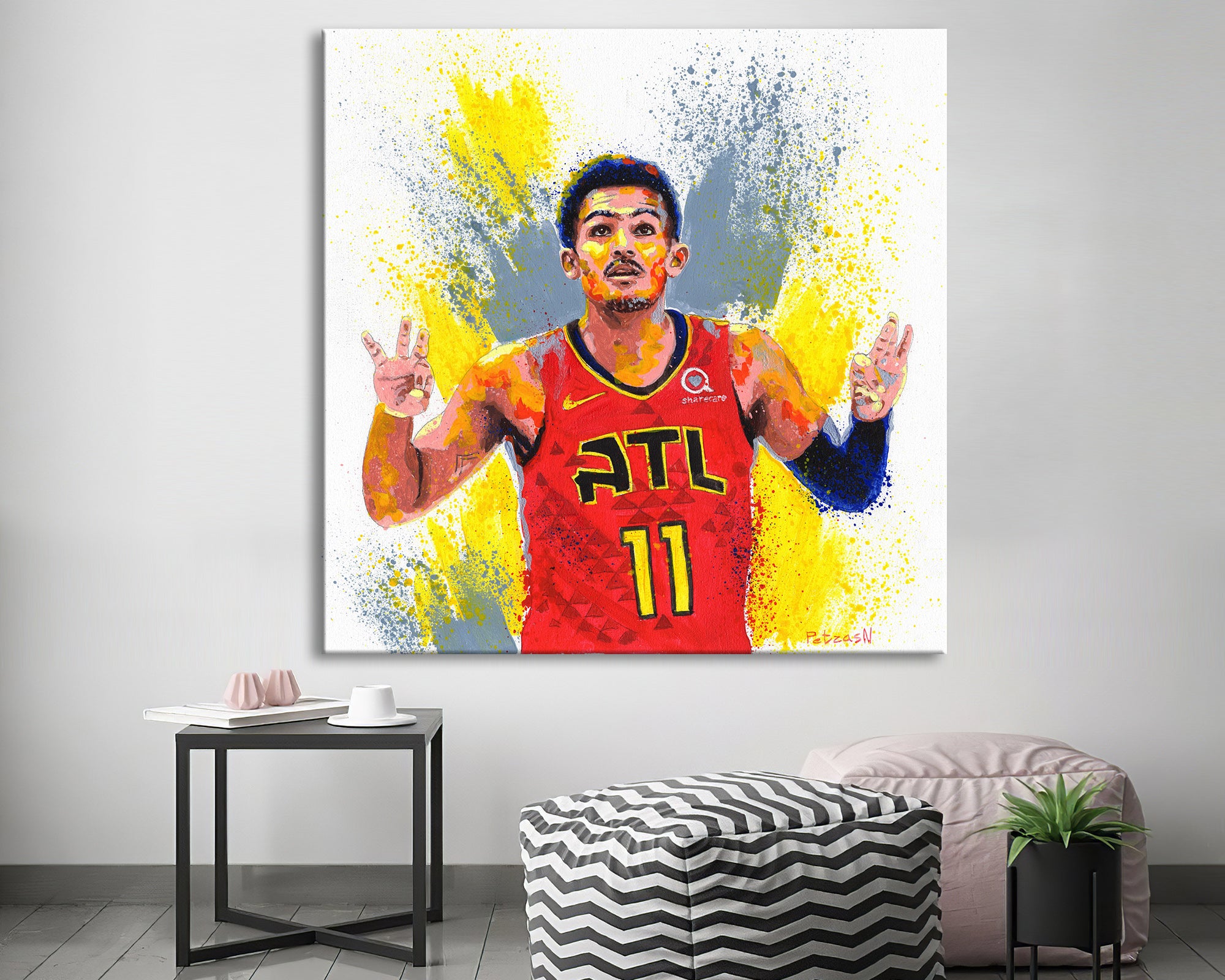 Trae Young Art Print: Canvas or Paper
