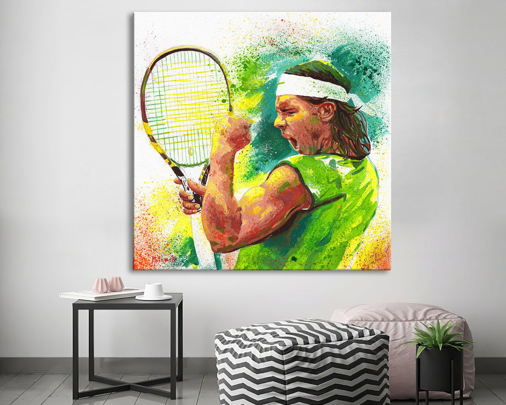 Rafael Nadal Art Print: Canvas or Paper