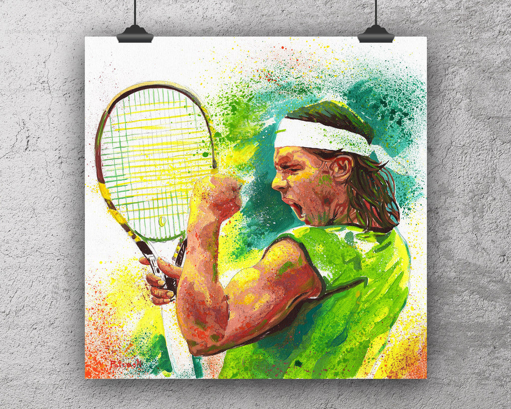 Rafael Nadal Art Print: Canvas or Paper