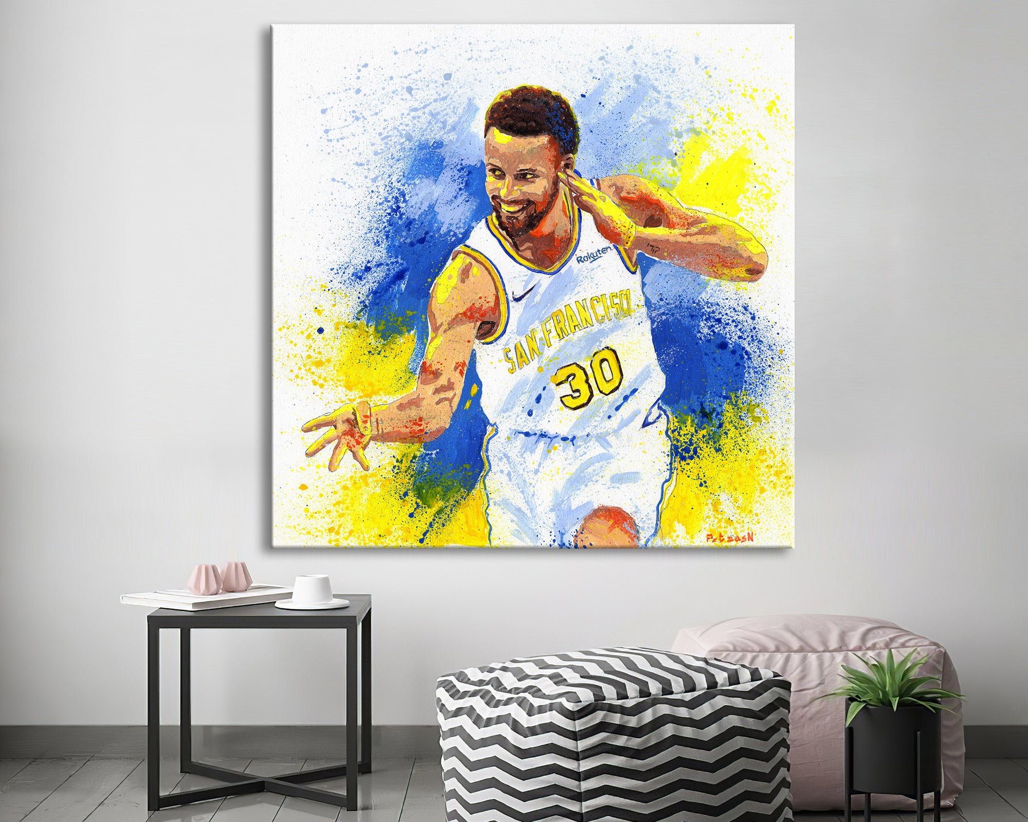 Stephen Curry Art Print: Canvas or Paper