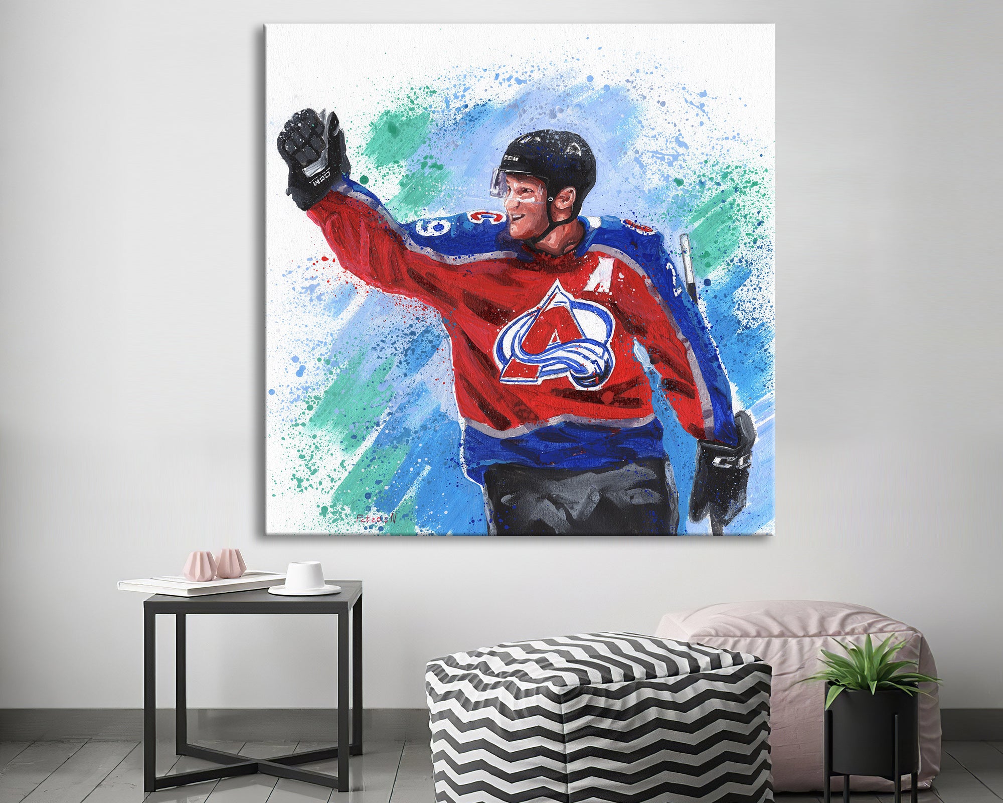 Nathan MacKinnon Art Print: Canvas or Paper