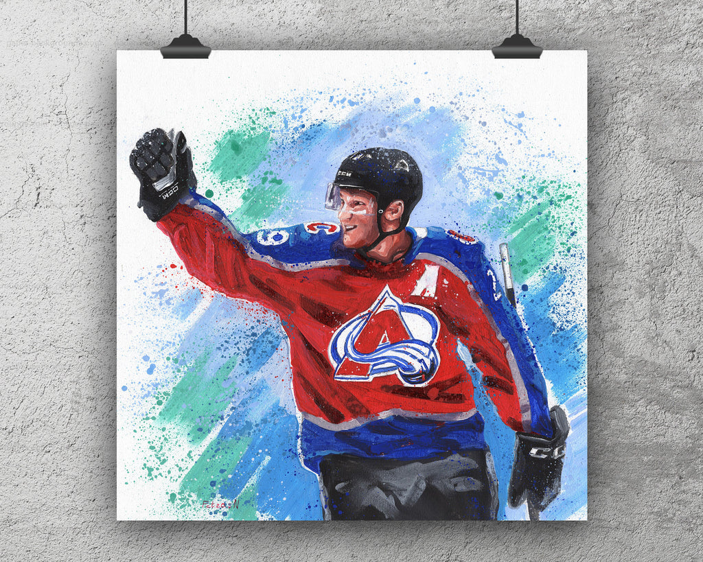Nathan MacKinnon Art Print: Canvas or Paper