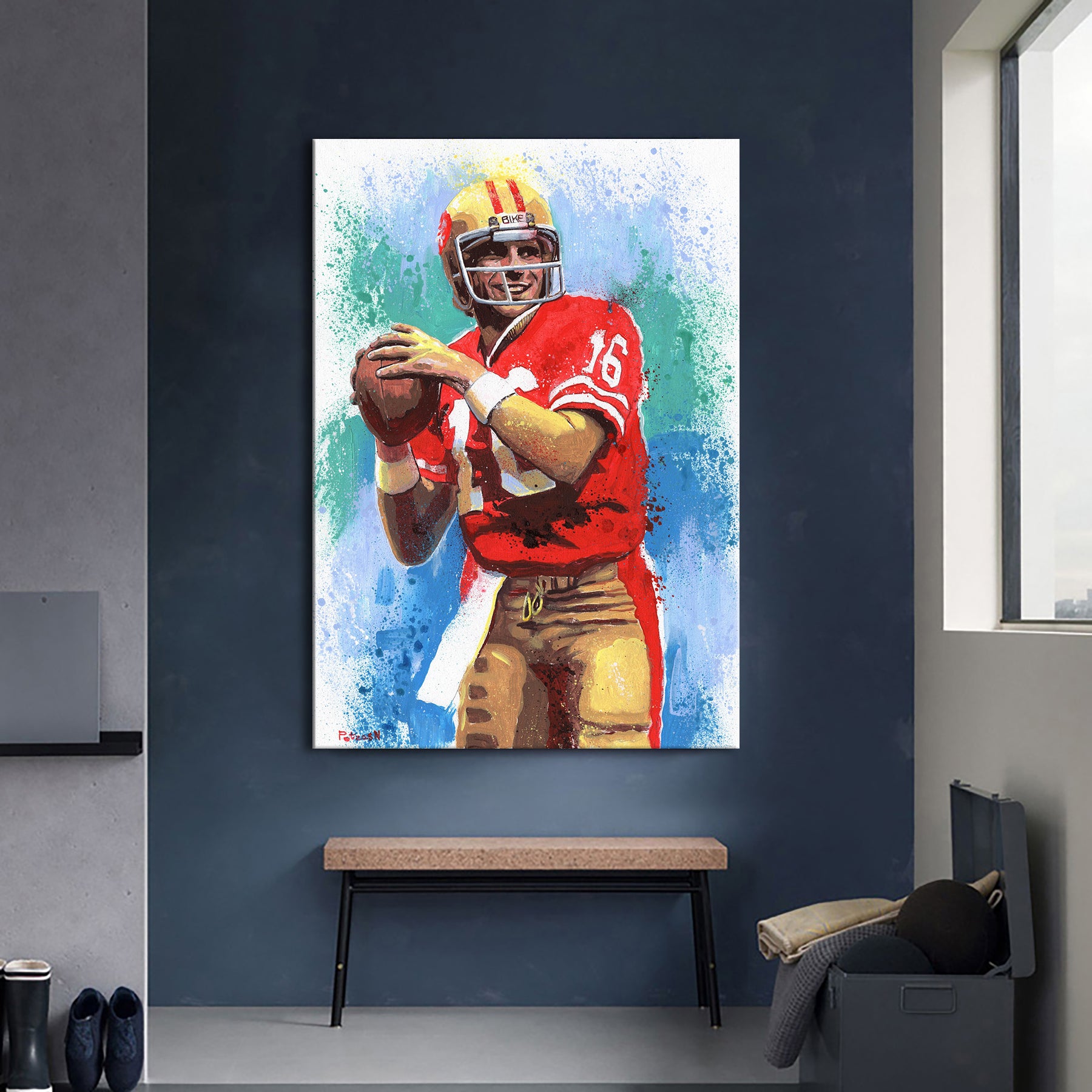 Joe Montana Art Print: Canvas or Paper