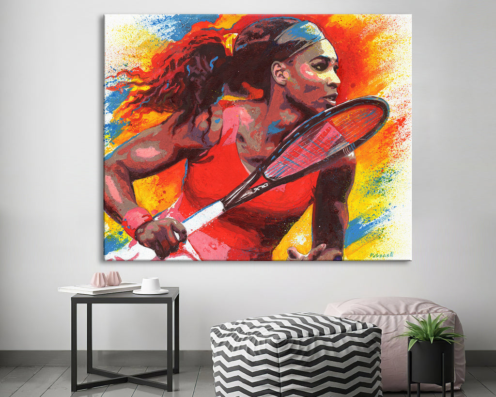 Serena Williams Art Print: Canvas or Paper