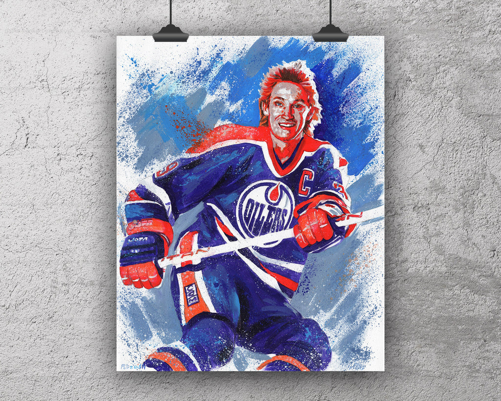 Wayne Gretzky Art Print: Canvas or Paper