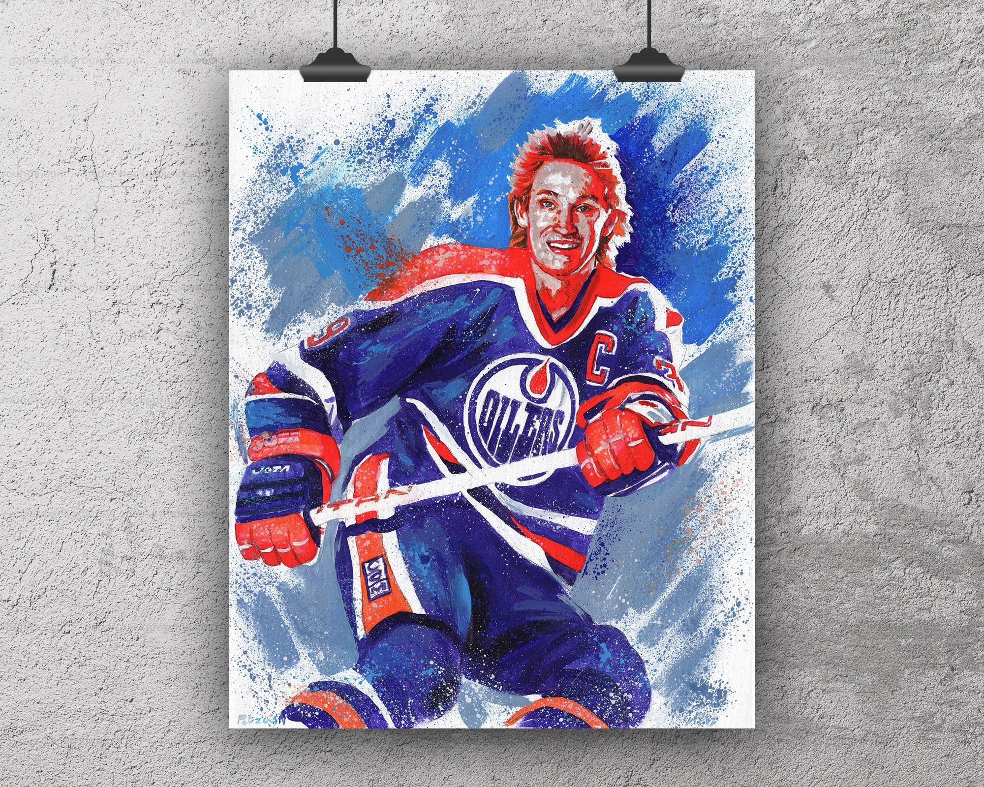 Wayne Gretzky Art Print: Canvas or Paper