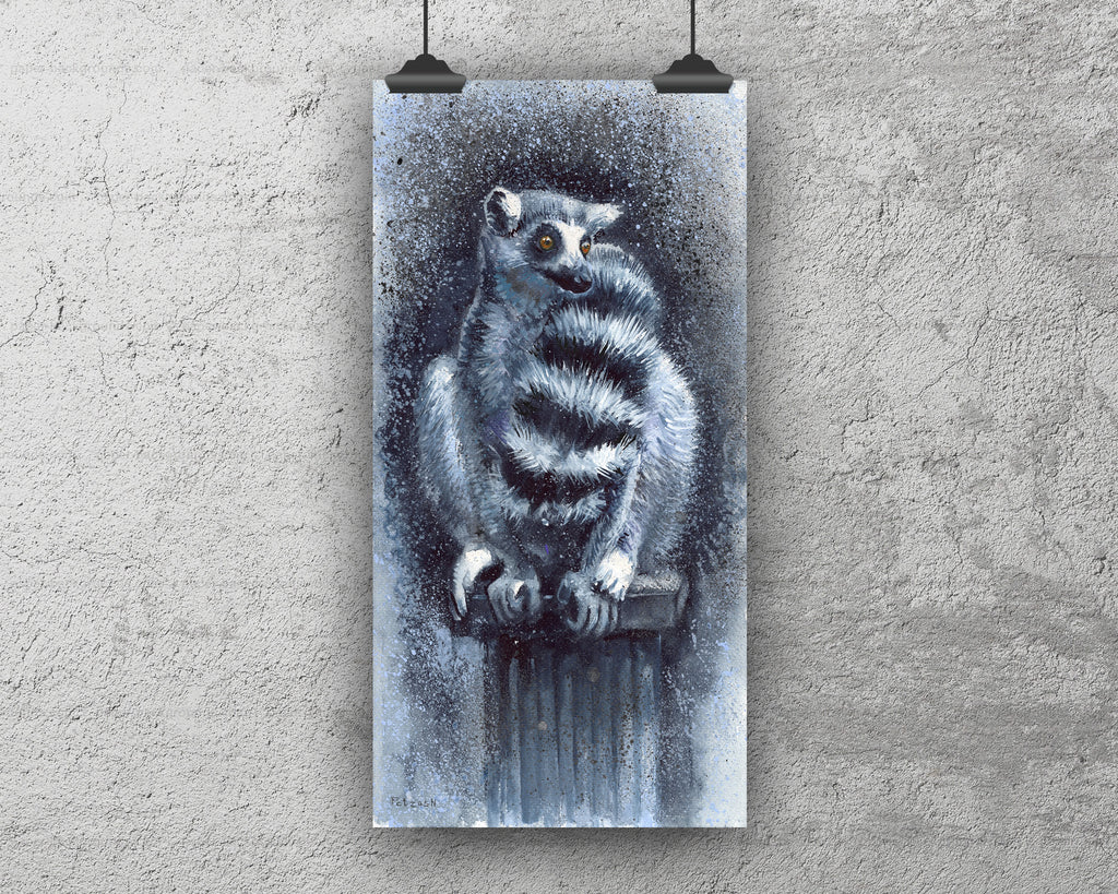Lemur Art Print: Canvas or Paper