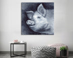 Pig Art Print: Canvas or Paper