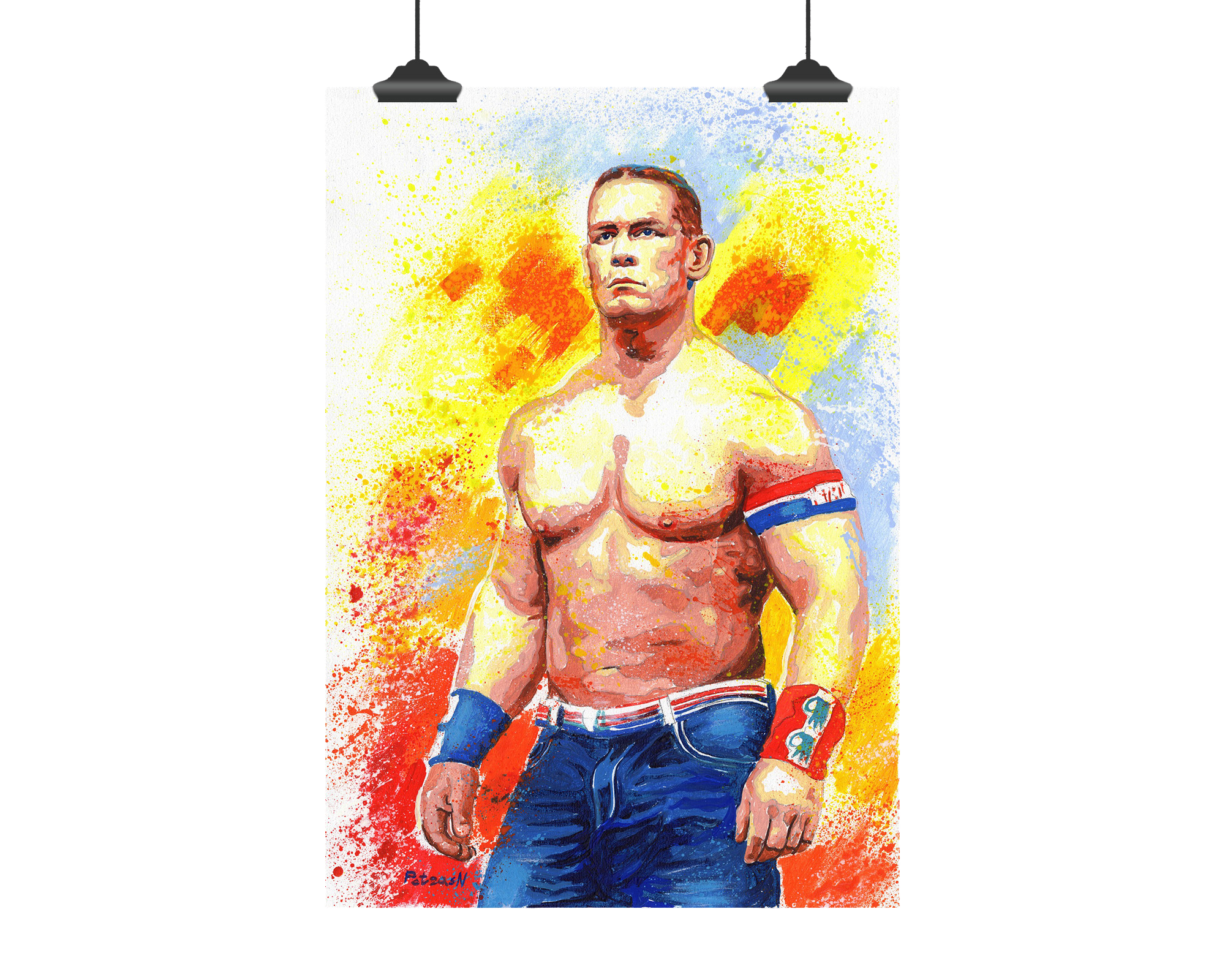 John Cena Art Print: Canvas or Paper