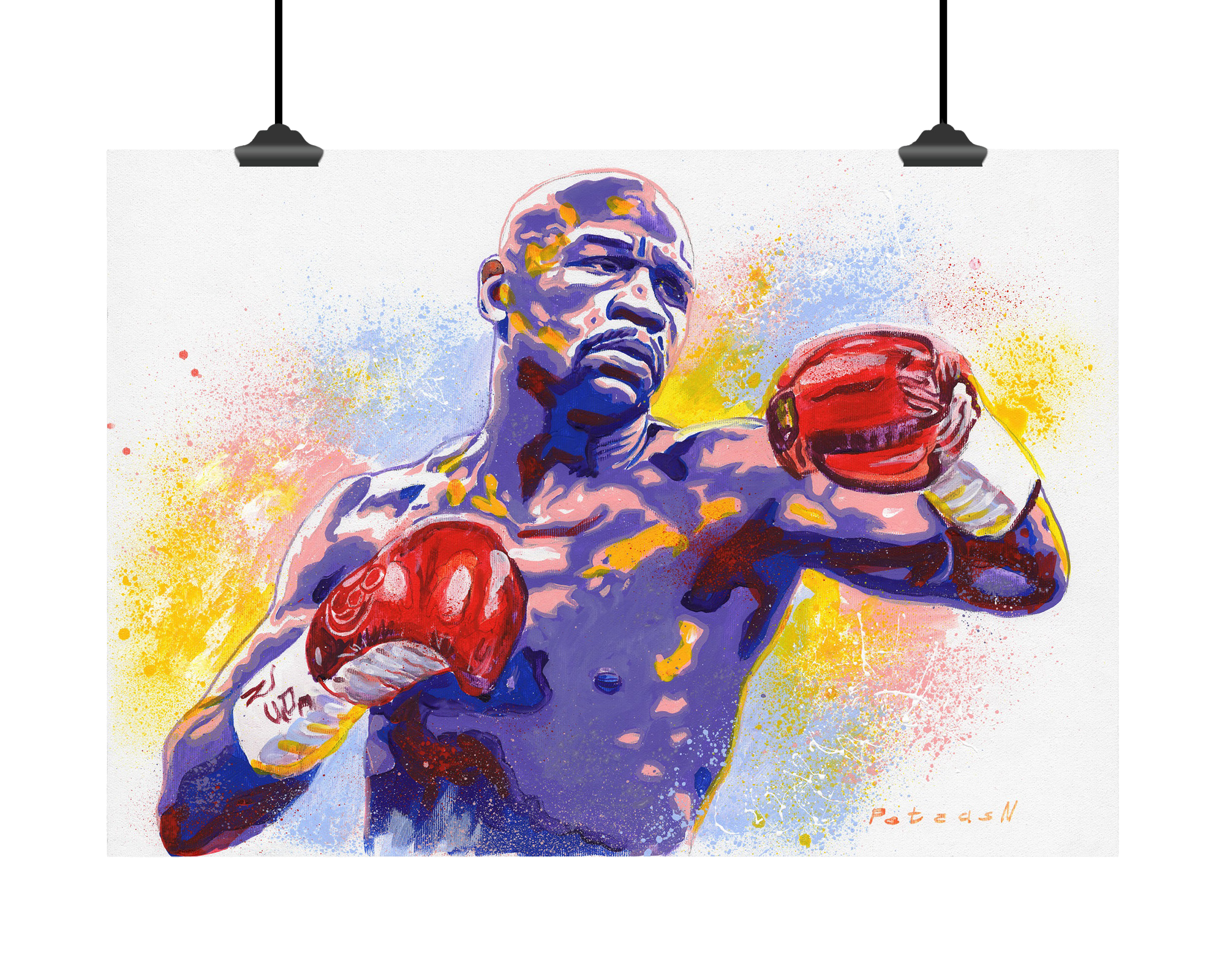 Floyd Mayweather Art Print: Canvas or Paper