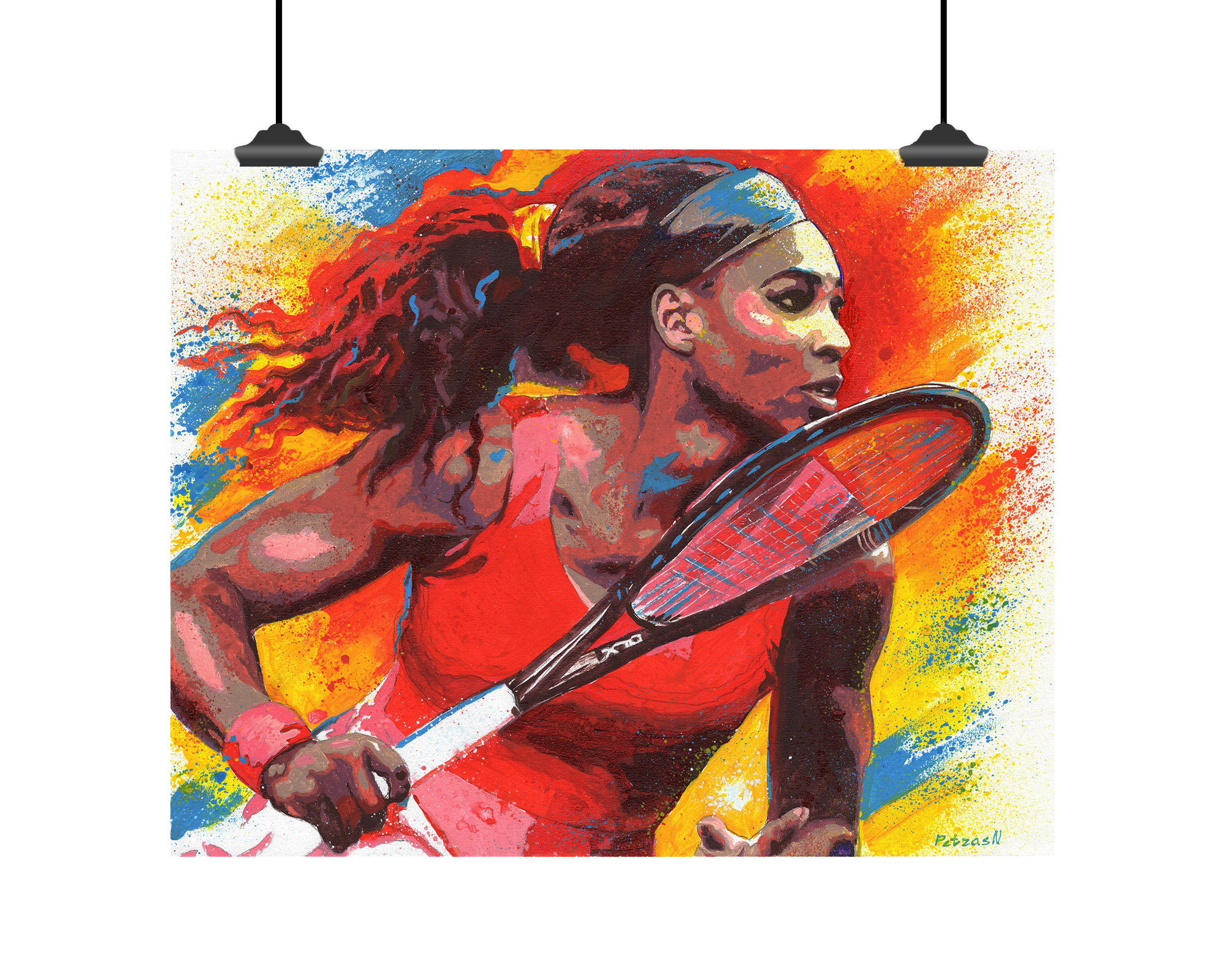Serena Williams Art Print: Canvas or Paper