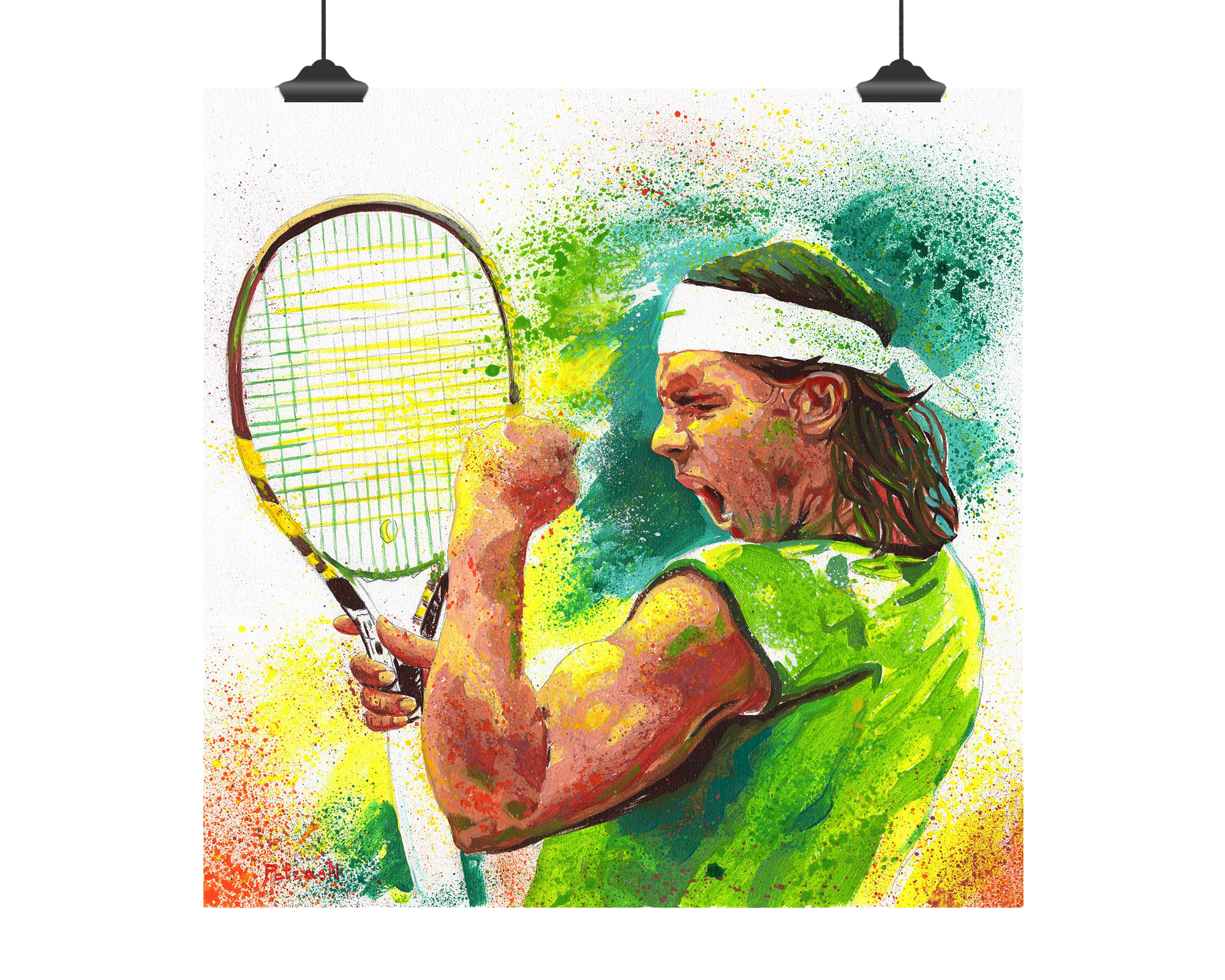 Rafael Nadal Art Print: Canvas or Paper