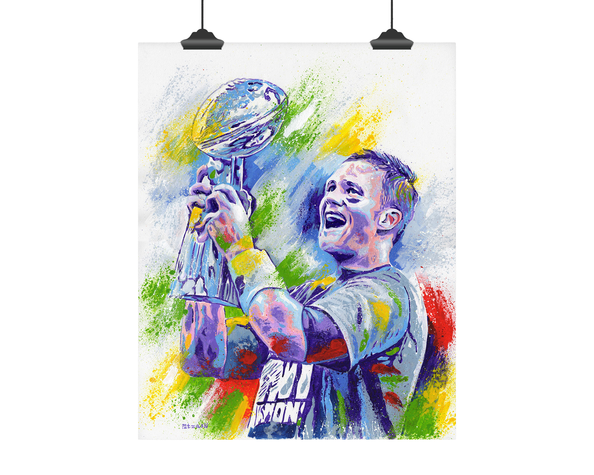 Tom Brady Art Print: Canvas or Paper