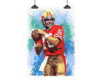 Joe Montana Art Print: Canvas or Paper