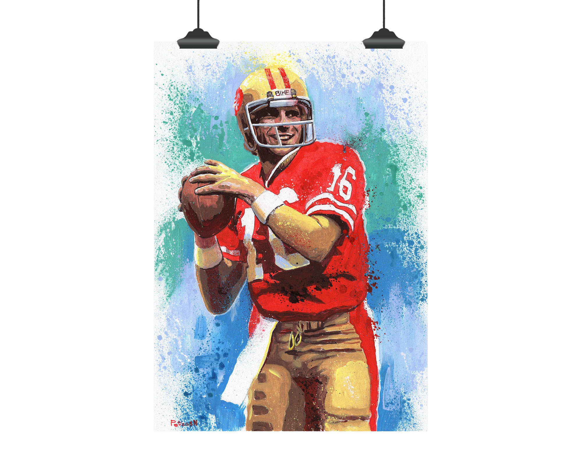 Joe Montana Art Print: Canvas or Paper