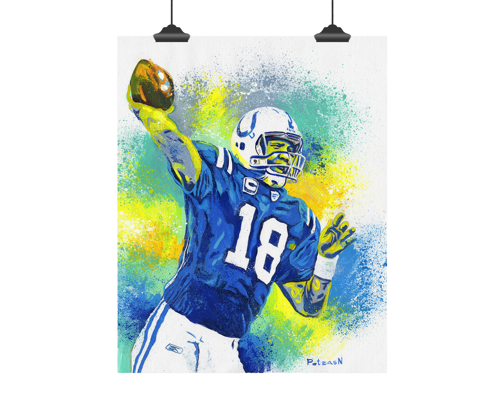 Peyton Manning Art Print: Canvas or Paper