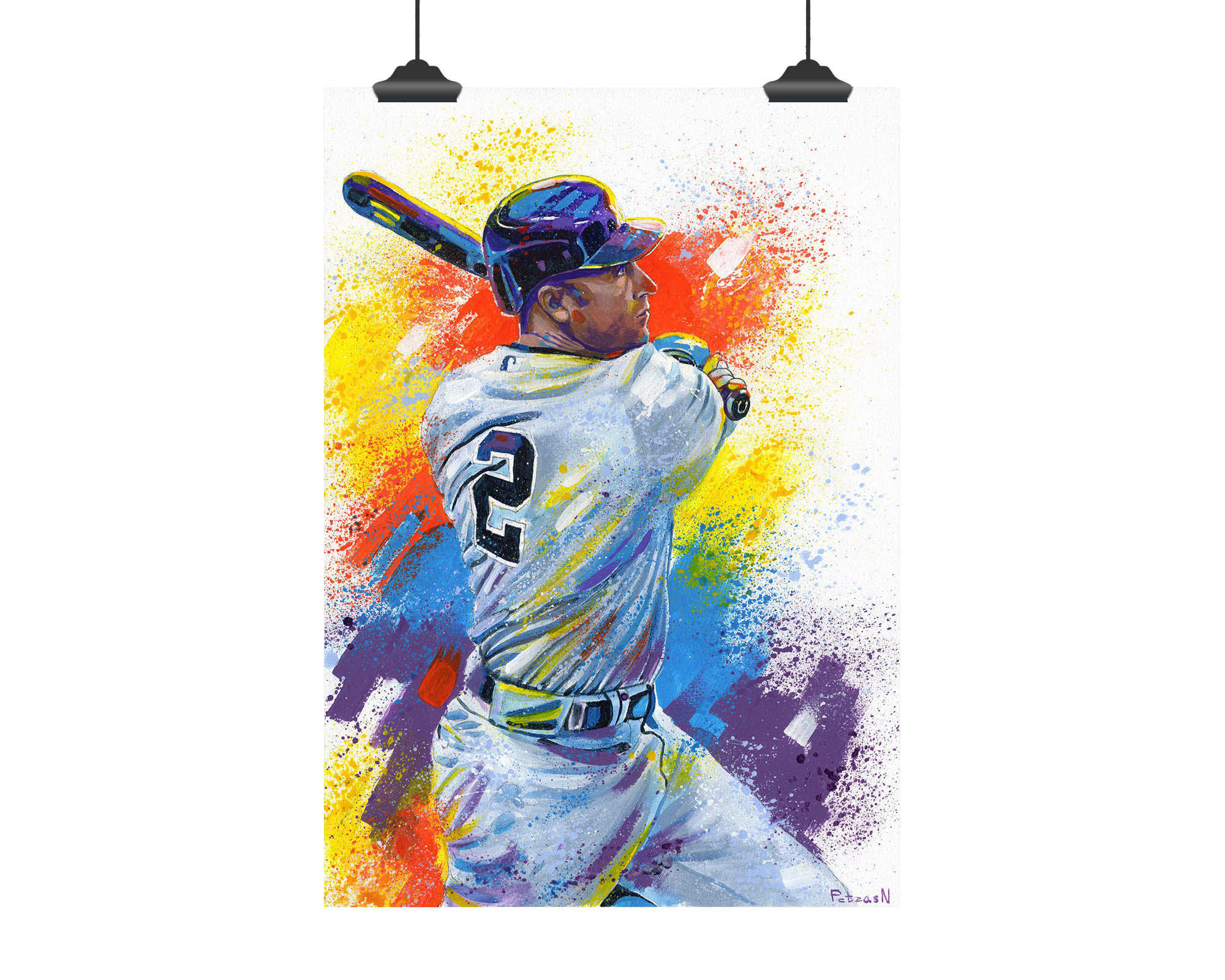 Derek Jeter Art Print: Canvas or Paper