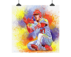 Mike Trout Art Print: Canvas or Paper