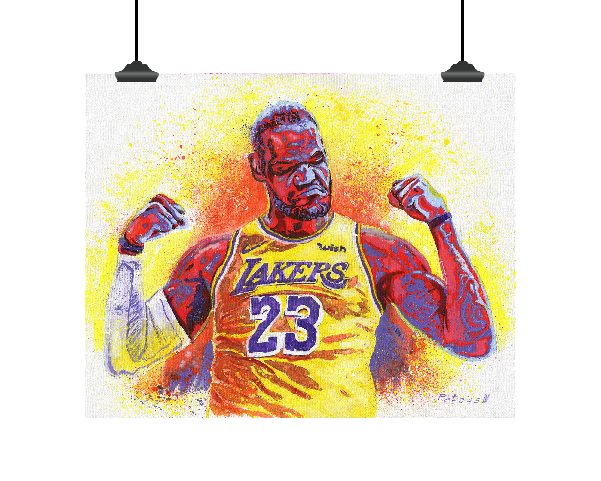 LeBron James Art Print: Canvas or Paper