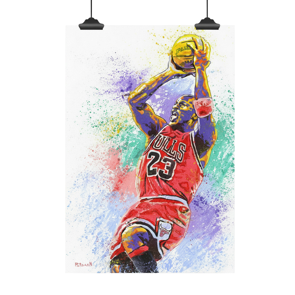 Michael Jordan Art Print: Canvas or Paper