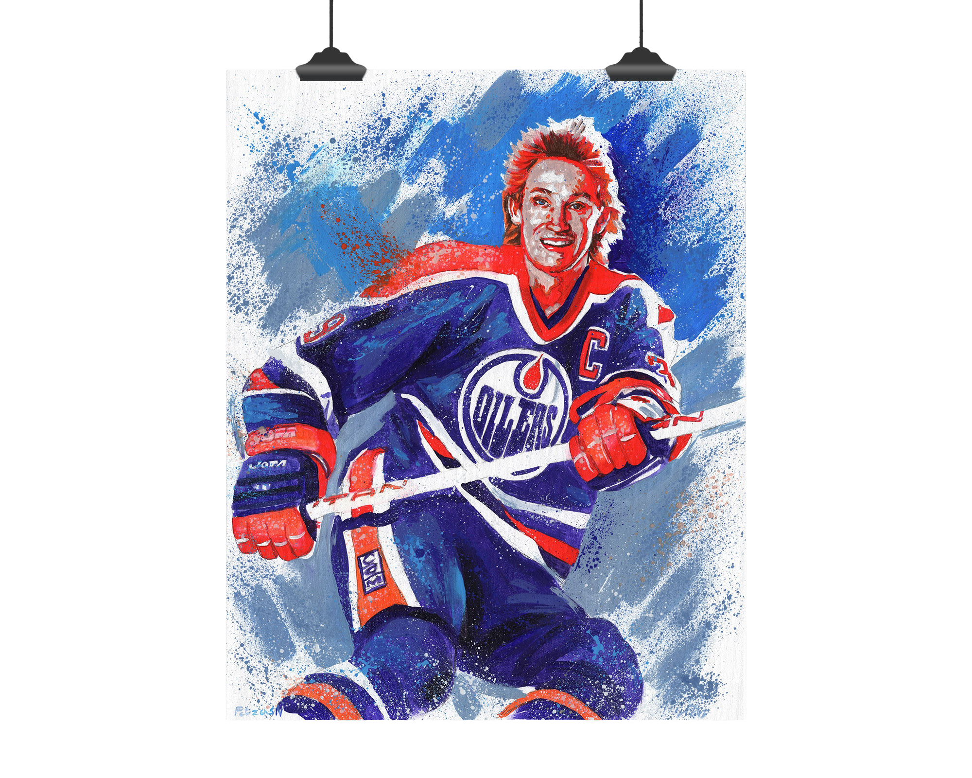 Wayne Gretzky Art Print: Canvas or Paper